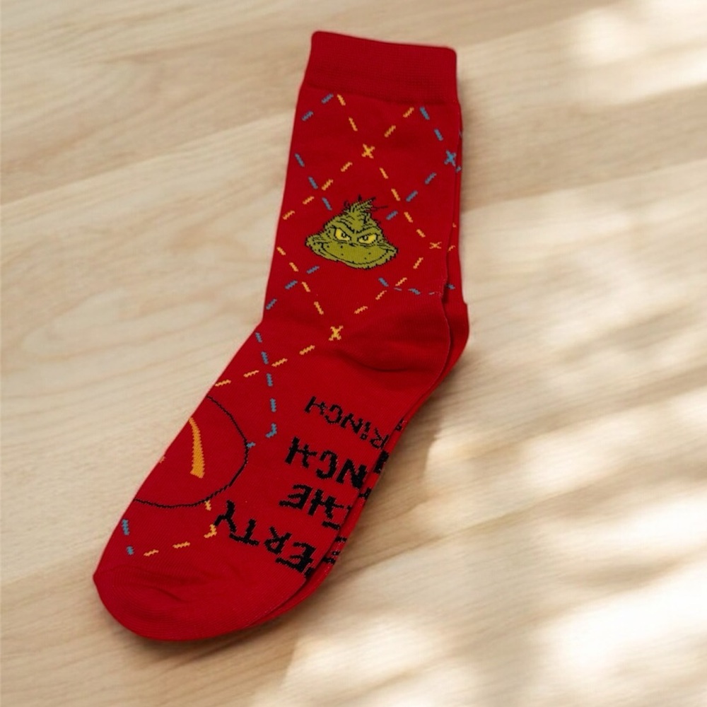 McDonald’s grinch socks